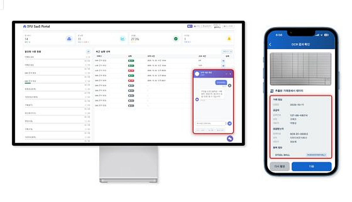 카톡 메시지로 ERP 자동 입력...에스와이유, 시드 투자 유치 - 뉴스 썸네일 이미지