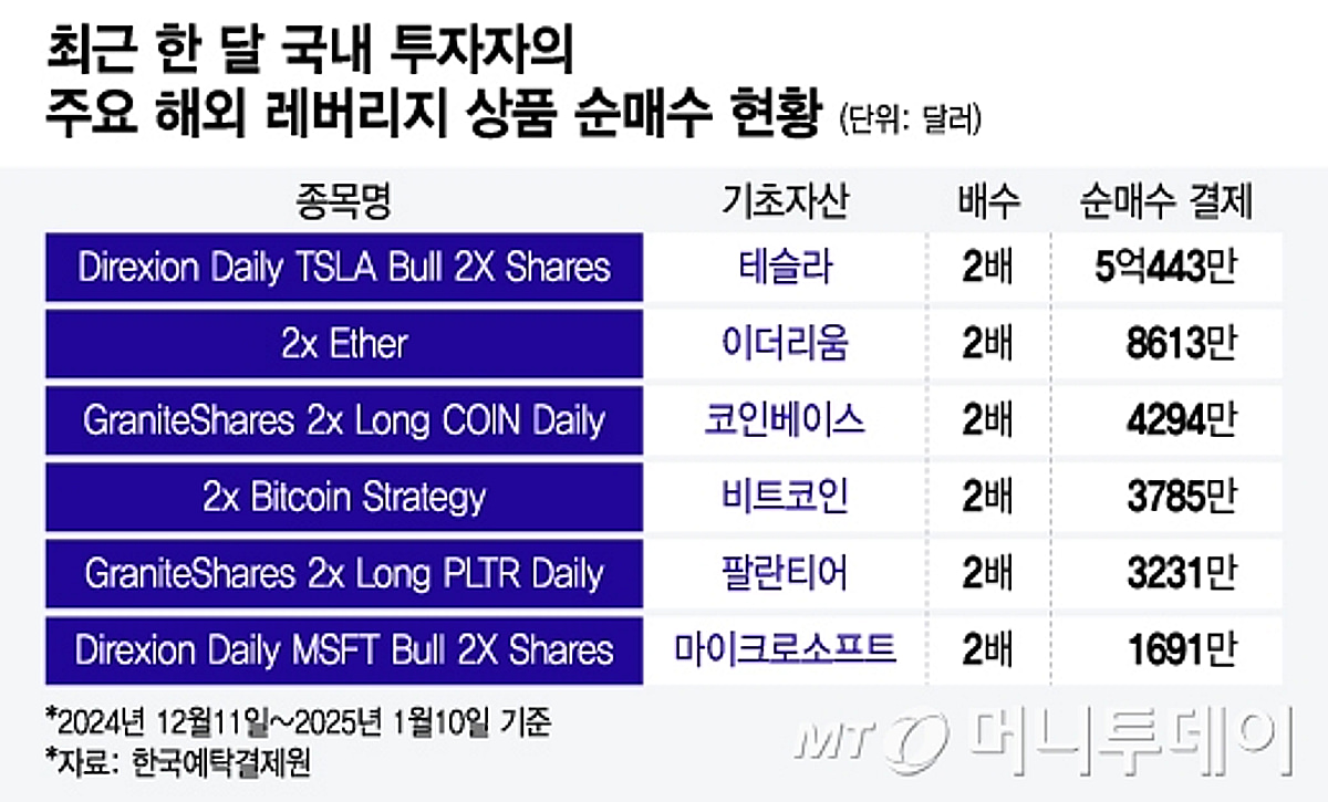 기초자산 급등락에 상장폐지까지...해외 레버리지 투자 경고등 - 머니투데이