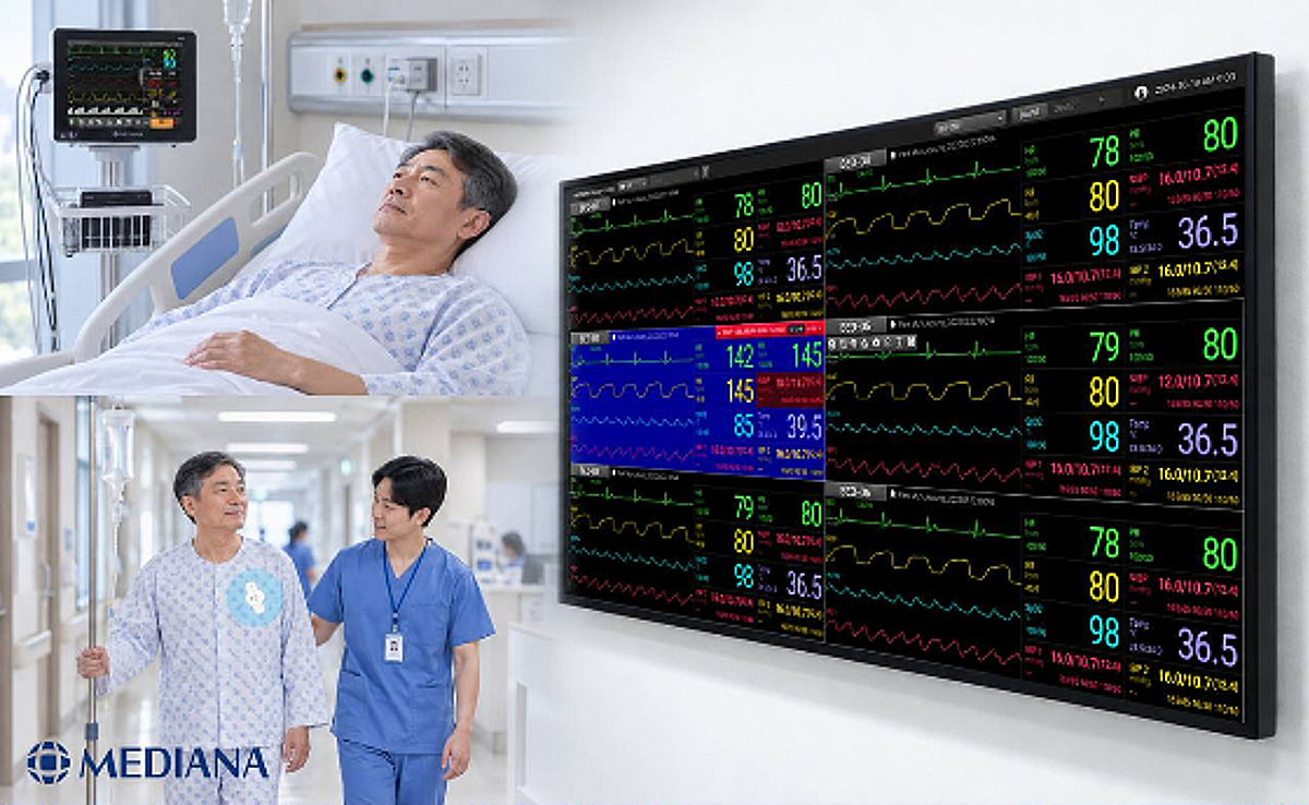 메디아나, 통합 모니터링 솔루션 누적 6000병상 확보