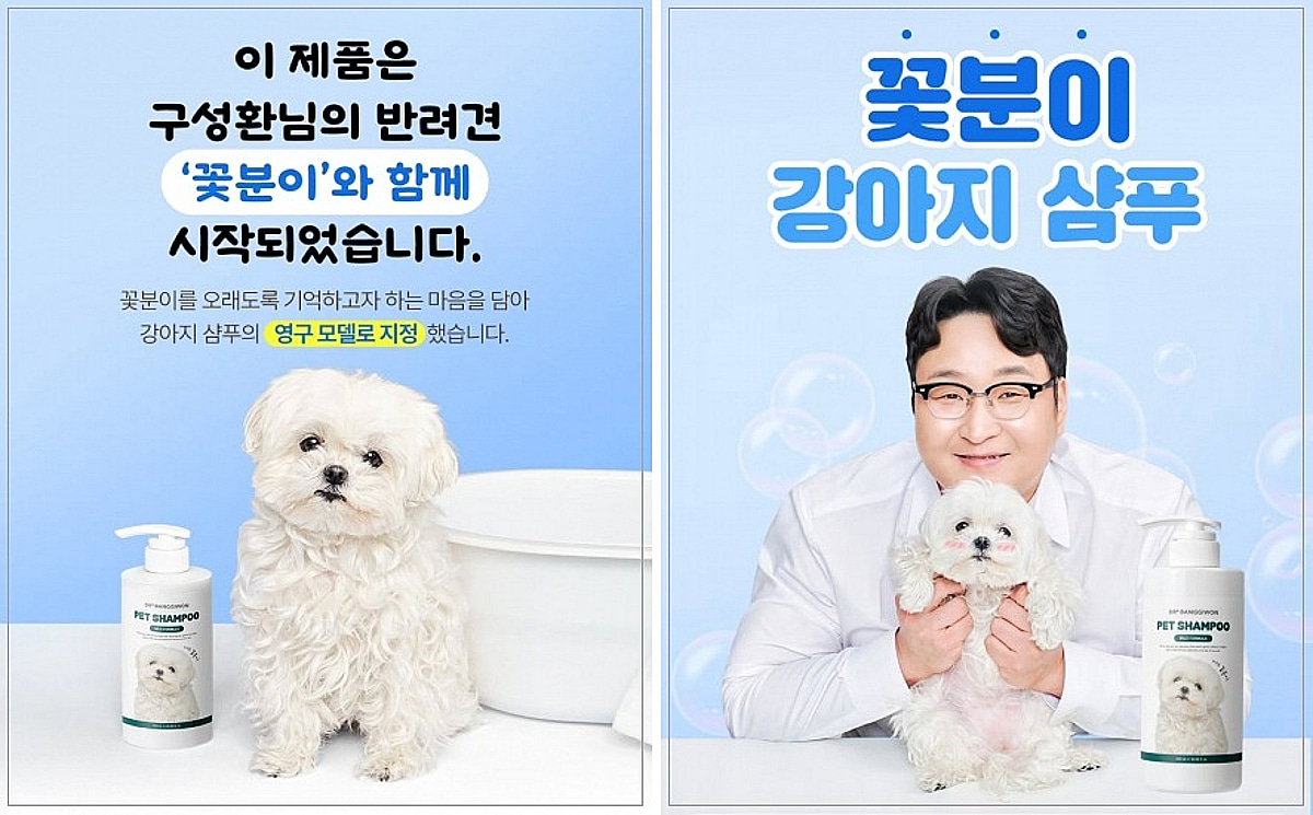 구성환, 꽃분이 샴푸 출시 수익 전액 기부