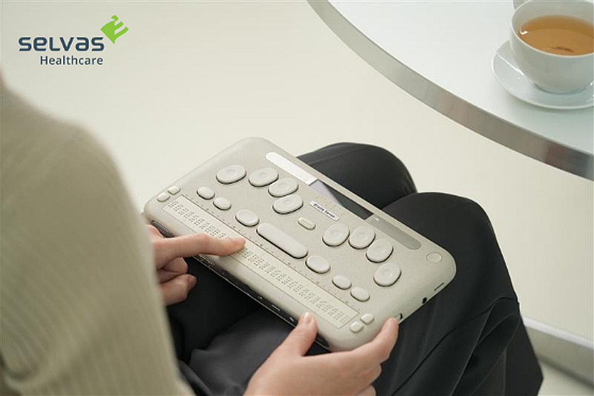 셀바스헬스케어, 구글 '제미나이' 탑재 점자 단말기 공개