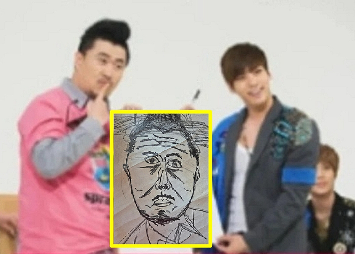 종현이 그린 데프콘 초상화 관련 보도 이미지