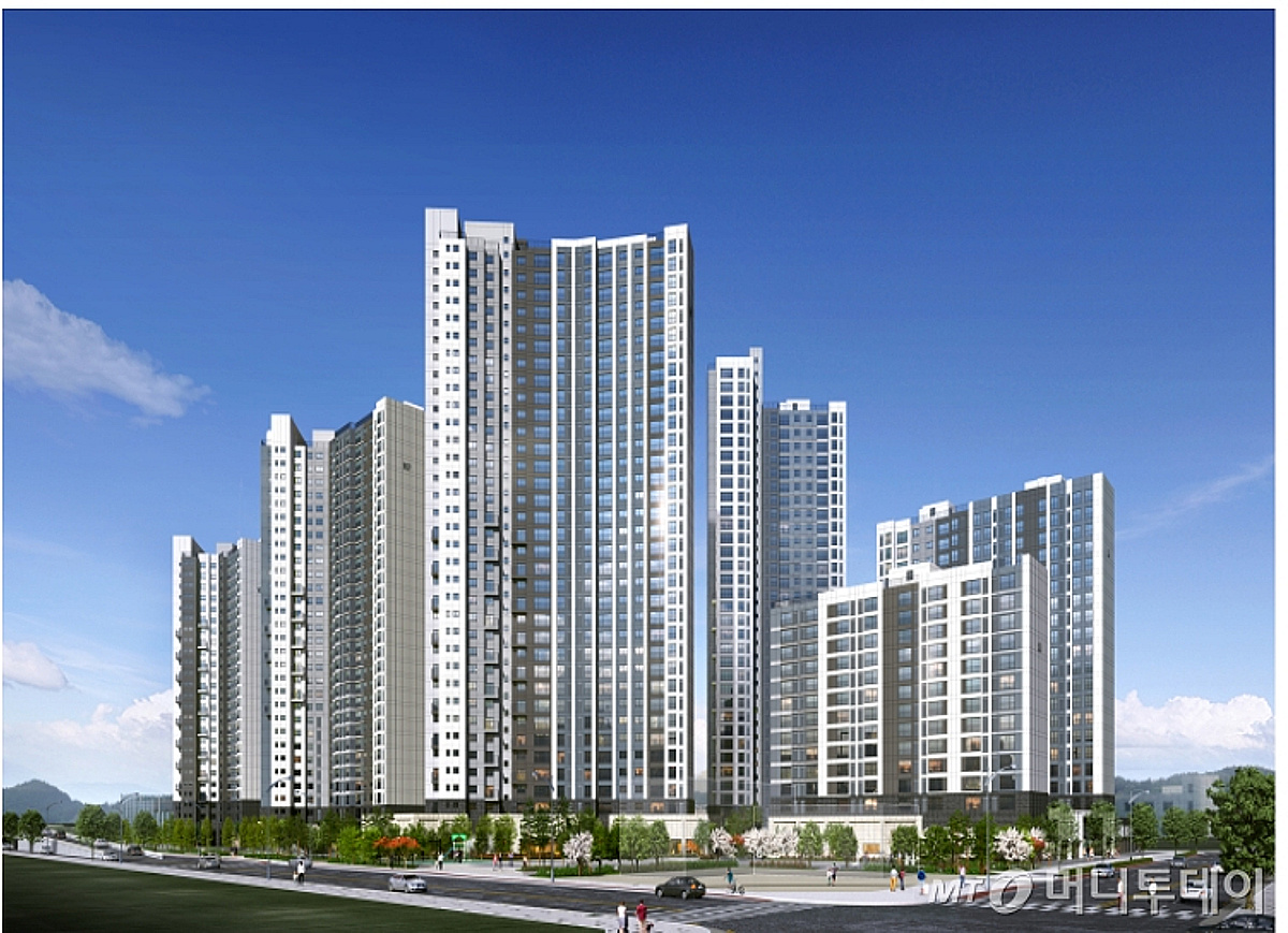 채광 극대화 '리버센 SK뷰 롯데캐슬', 설계부터 건설현장까지 '친환경'