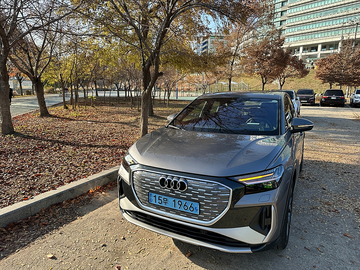 거리에 널린 전기차가 싫다면…아우디 Q4 e-트론 스포트백 어때?[차알못시승기] - 머니투데이