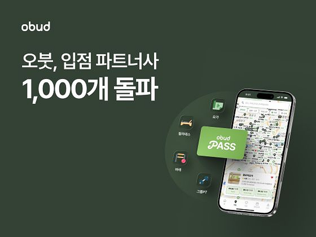오붓, 웰니스·피트니스 파트너 1000곳 돌파...예약 건수 10배 증가 - 뉴스 썸네일 이미지