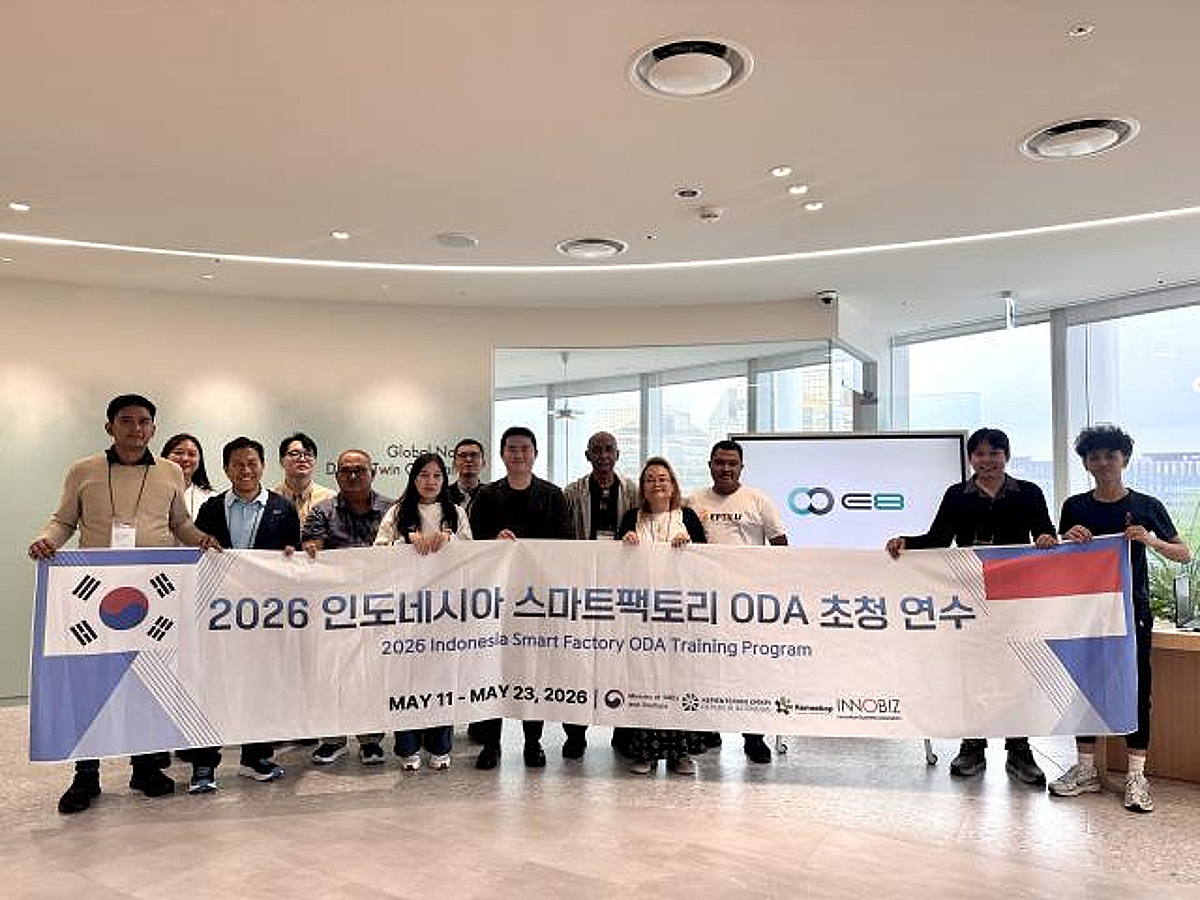 [더벨]E8, 인도네시아측에 스마트팩토리 기술 소개
