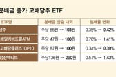주주환원 바람 타고 배당형 ETF 뭉칫돈