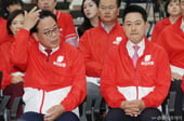 [현장+]국민의힘, '우세 1곳' 출구조사에 '얼음'…"새벽 돼 봐야"