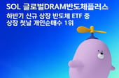 'SOL 글로벌DRAM반도체플러스'ETF, 상장일 개인순매수 몰렸다