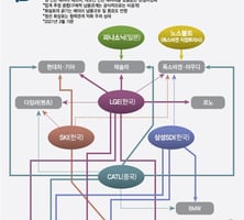 전기차-배터리 협력관계 보니…말그대로 '국경없는 전쟁'