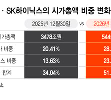 비중 무려 51%, "삼전닉스피" 이 말까지 나왔다...변동성 커진 이유