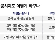 일본은 '공시 다이어트' 시작…"중복 덜고 투자정보 연결"