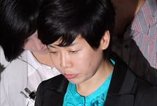 '피소' 김미화, 경찰 출두 "진실은 있다"