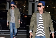 박해진 공항패션, 환상적인 비율…모델 포스 '물씬'