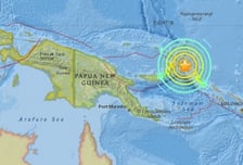 파푸아뉴기니 동쪽 해상서 규모 7.9 지진… 쓰나미 경보