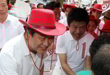 [현장+]나경원 유세장에 울린 "김무성 대통령"