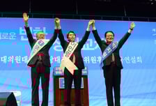 [현장+] 대구 간 새정치 대표후보 3인방, 저마다 "김부겸"