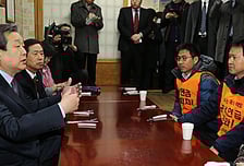 [현장+]김무성, 울산서도 공무원노조 설득 '개혁의지'