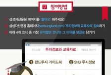 삼성운용, 17일까지 페이스북 이벤트..경품 풍성    