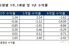 국내 주식형 펀드, 한주만에 플러스..美 펀드는↓ 