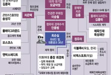 [그래픽뉴스] 모든 것을 삼킨 블랙홀 '최순실 게이트' 관계도 