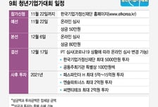 [알림]최대 19.5억원 투자 9회 청년기업가대회 신청 마감 11월 22일
