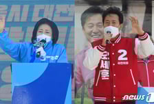 D-7 여론조사서 오세훈 58.6%vs박영선 32.5%…26.1%p 격차