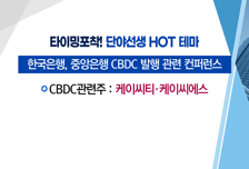 [매매의 기술] 가상화폐 & CBDC 관련주 공략!