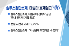 [투자뉴스7] 테슬라 탄 '솔루스첨단소재' & 애플의 선택 'LG디스플레이' 주가 다시 또 시작?