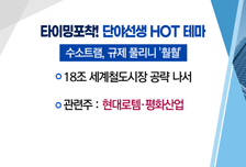 [매매의 기술] 변동성을 이길 <위지트> vs 세계철도시장 공략 <현대로템>