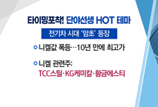 [매매의 기술] 폭등하는 니켈 가격 주목! 'KG케미칼'
