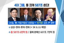 [투자뉴스7] 4대 그룹, 587조 투자! 호재 아니었어? 미지근한 반응 왜?
