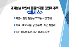 [매매의 기술] 돼지열병 확산에 동물의약품 관련주 주목 '체시스' vs 폐배터리 시장 확대에 주목 'NPC'