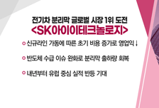[매매의 기술] 美 암학회 췌장암 특별 콘퍼런스 참여 주목 '메드팩토' vs  전기차 분리막 글로벌 시장 1위 도전 'SK아이이테크놀로지'
