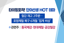 [매매의 기술] 포스코 생산 차질에 반사이익 기대 <현대제철>
