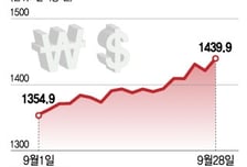 원/달러 장중 1440원 돌파…오를만큼 올랐다? 개미 곱버스 순매수