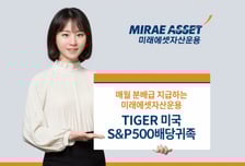 미래에셋운용, 'TIGER 미국S&P500배당귀족 ETF' 월분배로 변경