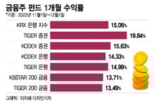 실적 호조+배당도 '훌쩍'..금융주 펀드 '날개'