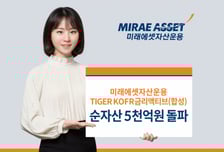 'TIGER KOFR금리액티브(합성) ETF' 순자산 5000억 돌파