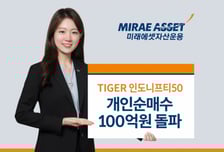 'TIGER인도니프티50' ETF…상장 1달 개인 순매수 100억원 돌파
