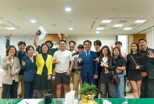 GINCON, 부산 방문…세계박람회 유치 캠페인 진행