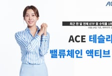 'ACE 테슬라밸류체인액티브' ETF… 최근 한 달 수익률 1위