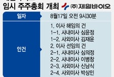 "장녀 해임하고 차녀 선임"…'경영권 분쟁' 제일바이오, 내달 표대결