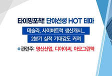 [매매의 기술] 테슬라, 사이버트럭 생산개시… 2분기 실적 기대감↑ <아모그린텍> VS 삼성전자와 AI 반도체 검사 장비 공동개발 <와이아이케이>