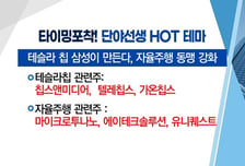 [매매의 기술] 테슬라 칩 삼성이 만든다, 자율주행 동맹 강화 <칩스앤미디어> VS 흑연 대란 수혜 기대감 <상보>