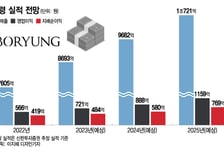 보령, '카나브+항암' 효과…매출액 1조원 대형제약사 눈앞