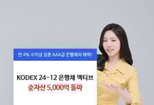 연 4% 넘는 은행채 고루 투자…12일 만에 5000억원 넘긴 ETF
