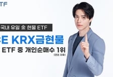 '불안할 땐 金' ACE KRX 금현물, 개인순매수 1위 원자재 ETF