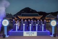 "푸른 하늘 아래 모든 당뇨인이 하나 되는 날" 청와대에 켜진 푸른 빛