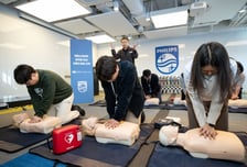 "우리부터 배운다" 필립스코리아, 임직원 CPR·AED 교육 실시